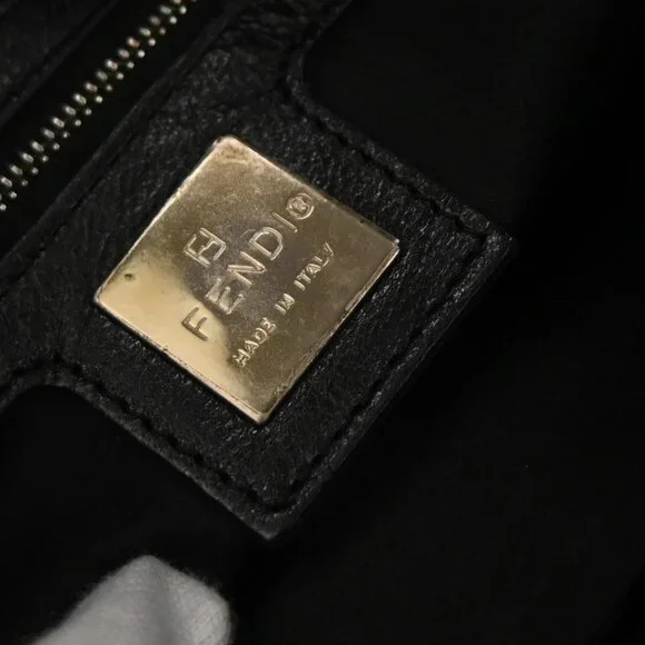 Fendi Black Cashmere Mamma Baguette Handbag 2348-26325-099 126278 - Picture 9 of 10